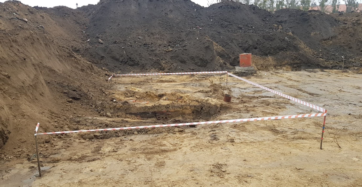 Niewybuch odkryty na budowie na Brochowie we Wrocławiu