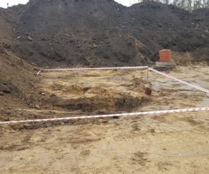 Niewybuch odkryty na budowie na Brochowie we Wrocławiu