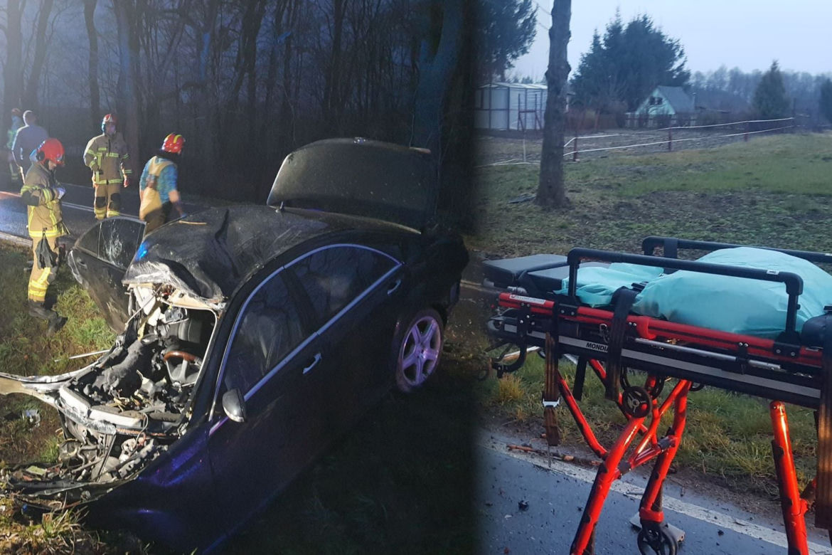 Wypadek w Ulnowie