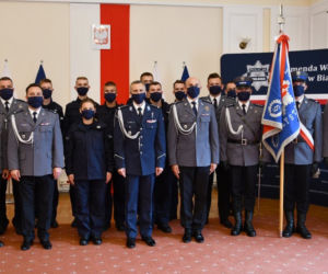 Podlaska policja ma nowych funkcjonariuszy. Złożyli uroczyste ślubowanie [ZDJĘCIA]