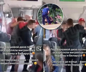 Awantura w pociągu pod Warszawą. 16-latek z Ukrainy zaatakowany przez pijanych mężczyzn. Kierownik dostał rykoszetem