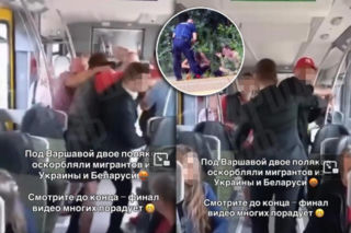 Awantura w pociągu pod Warszawą. 16-latek z Ukrainy zaatakowany przez pijanych mężczyzn. Kierownik dostał rykoszetem