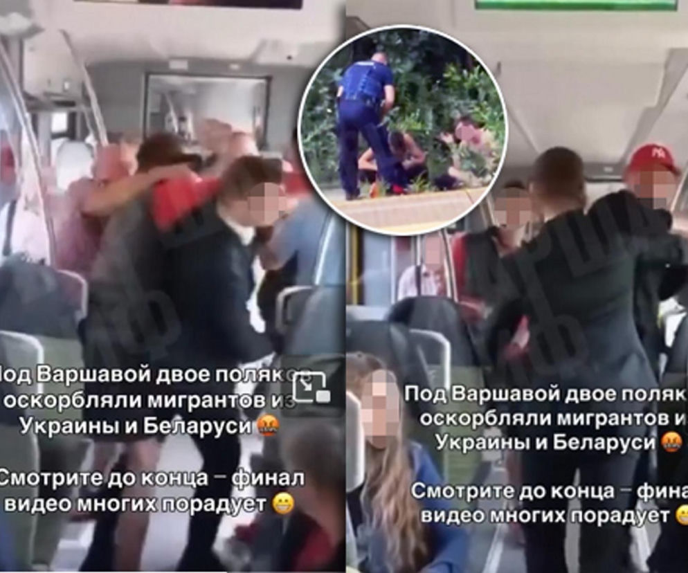 Awantura w pociągu pod Warszawą. Pijani mężczyźni zaczepiali 16-latka z Ukrainy, kierownik dostał rykoszetem