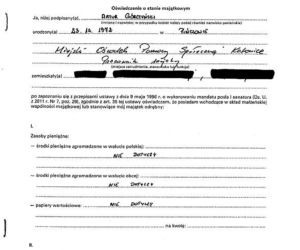 Artur Górczyński oświadczenie