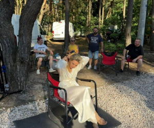 Na dobre i na złe po wakacjach nowy sezon. Dorota Dobra (Joanna Kuberska) na planie