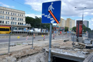 Likwidacja przejścia podziemnego na skrzyżowaniu ul. Młynarskiej i Wolskiej w Warszawie