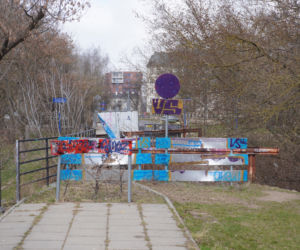 Kładka w Parku Skaryszewskim nieczynna od 2022 roku