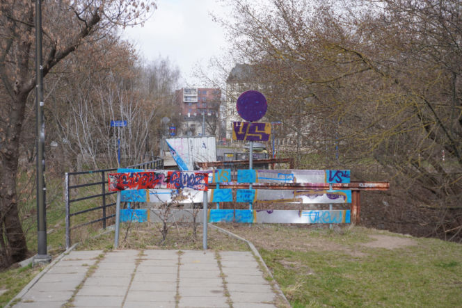 Kładka w Parku Skaryszewskim nieczynna od 2022 roku