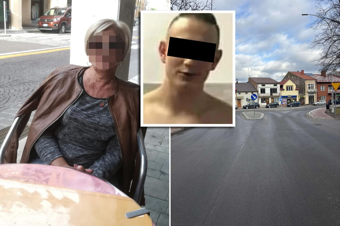 Wnuczek znęcał się nad babcią.