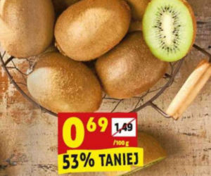 kiwi 0,69 zł/100g