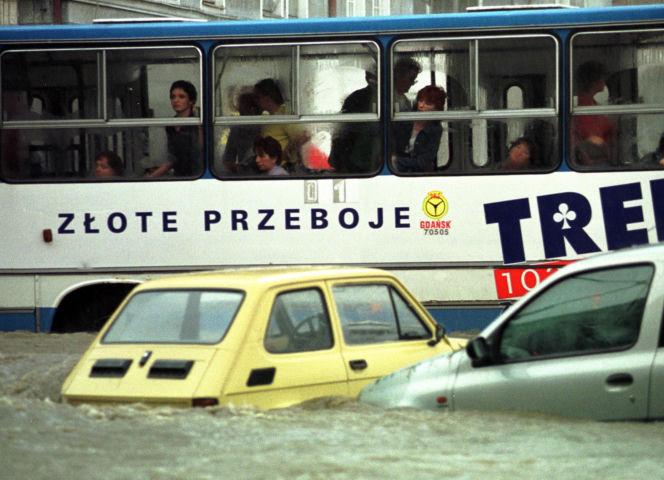 Gdańsk znalazł się pod wodą. Mija 25 lat od katastrofy, która wstrząsnęła całym Pomorzem!