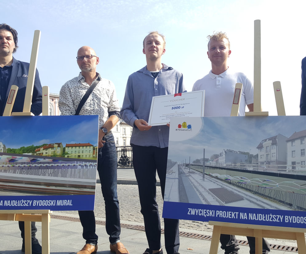 Tak będzie wyglądał najdłuższy mural w Bydgoszczy! Zobaczymy go z tramwaju