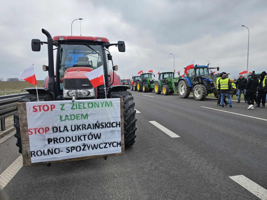 Protest rolników na Podkarpaciu