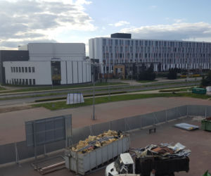 Po starym markecie prawie nie ma śladu. Nowy jesienią