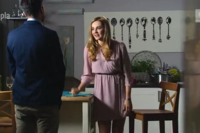 Przyjaciółki 3 sezon odc. 37. Szymon (Filip Bobek), Inga (Małgorzata Socha)