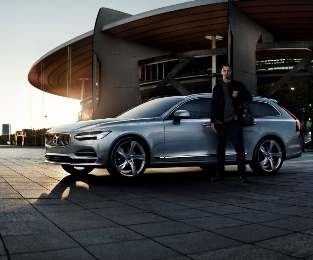 Zlatan Ibrahimovic i Volvo V90