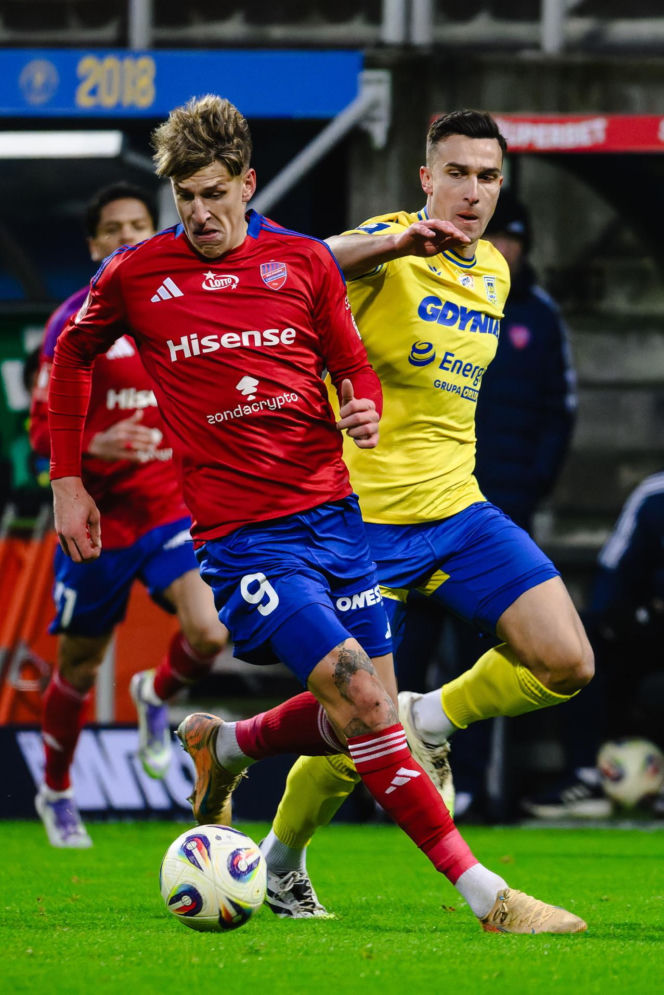 Mecz Ekstraklasy Arka Gdynia - Raków Częstochowa