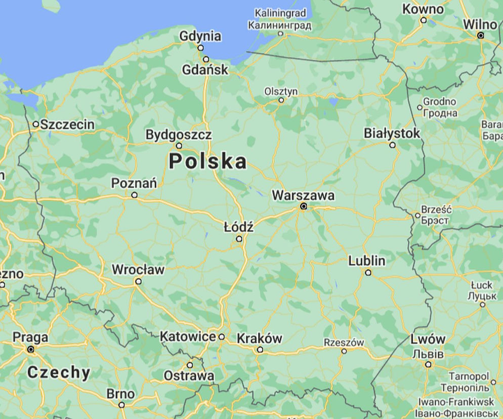 mapa Polski