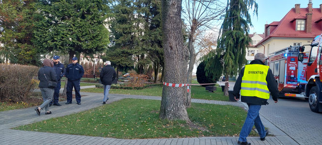 Próbna ewakuacja w zamojskim "rolniczaku"