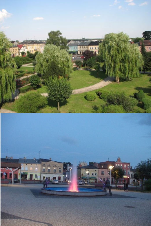 To z kolei rynek w Rakoniewicach (Wielkopolska)