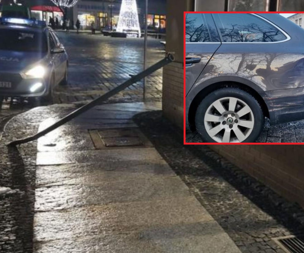 Pijacy rajd seniora ulicami Brzegu. Porozbijał się po mieście, zostawił auto i poszedł do domu