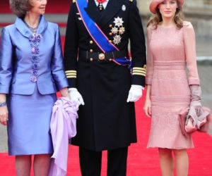 Ślub księcia Williama - królowa Sofia, książę Felipe i księżniczka Letizia
