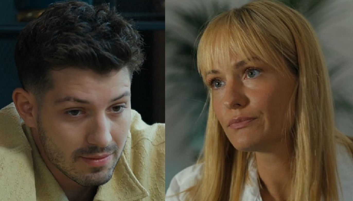 Barwy szczęścia, odcinek 3247. Justin (Jasper Sołtysiewicz), Ola Zamilska (Michalina Robakiewicz)