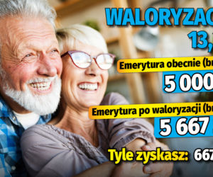 Emerycie, sprawdź ile zyskasz na waloryzacji! 