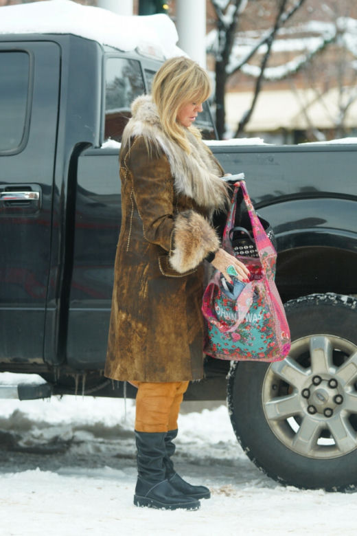 Goldie Hawn przyłapana w Aspen. Jak teraz wygląda gwiazda?