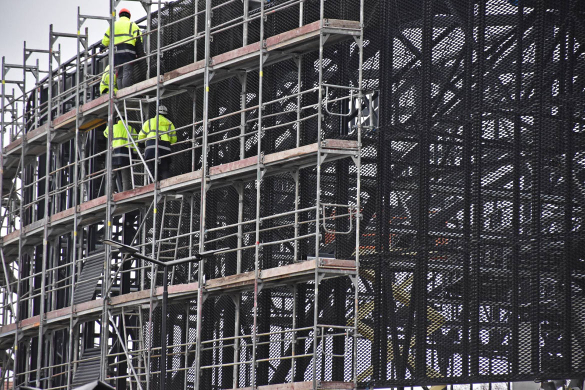 Budowa stadionu w Szczecinie - listopad 2021