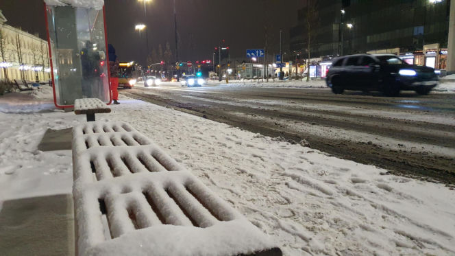 Zimowe utrudnienia w Warszawie