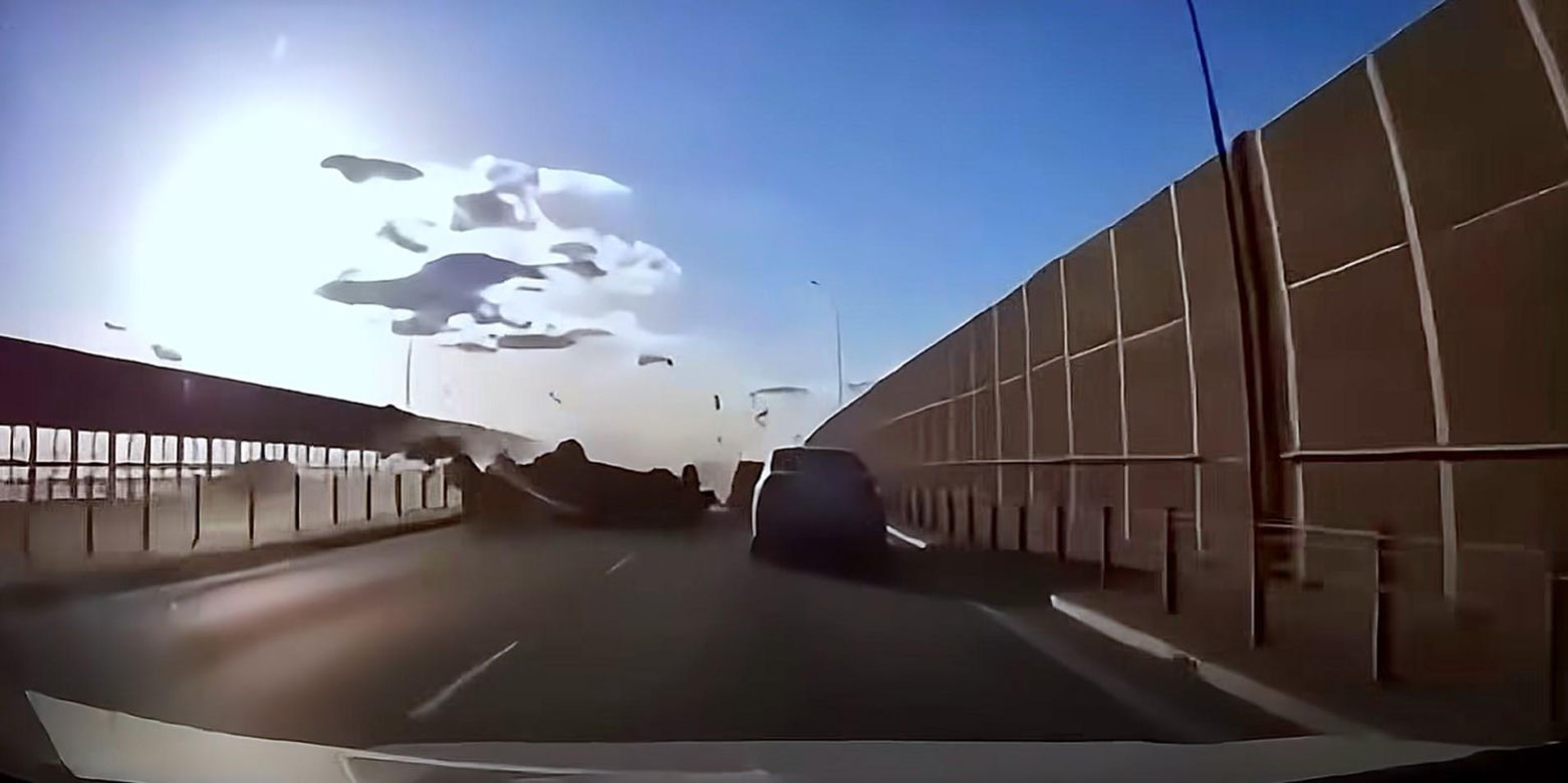 Tragiczny wypadek w Łomiankach. Nagranie ze zderzenia mrozi krew w żyłach
