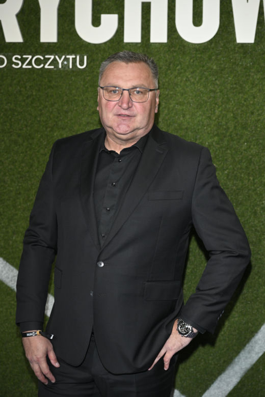 Czesław Michniewicz na premierze