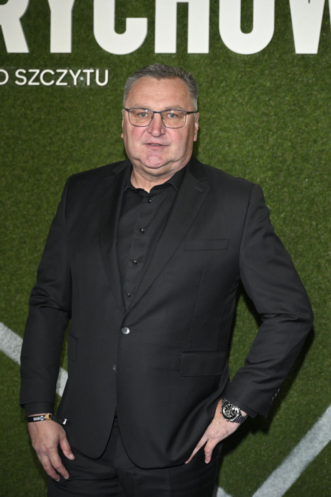 Czesław Michniewicz na premierze