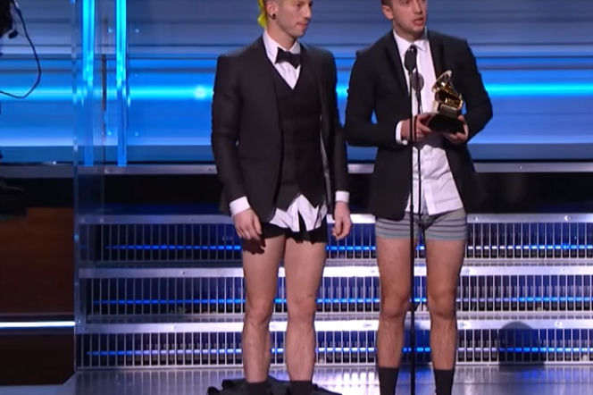 Twenty One Pilots na Grammy 2017 - odebrali nagrody bez spodni!