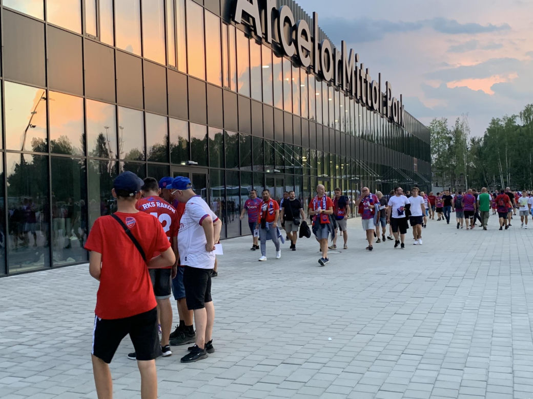 Świetna zabawa podczas meczu Raków Częstochowa - FC Kopenhaga 