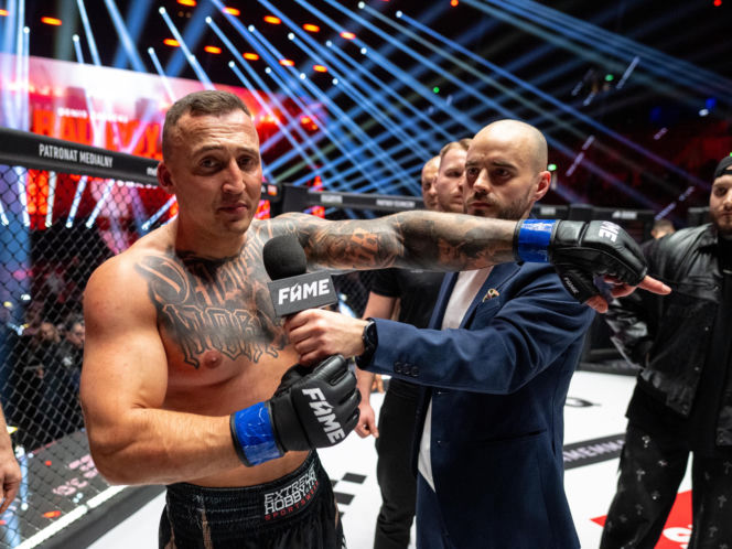 Denis Załęcki - Bartek Szachta na Fame MMA 30