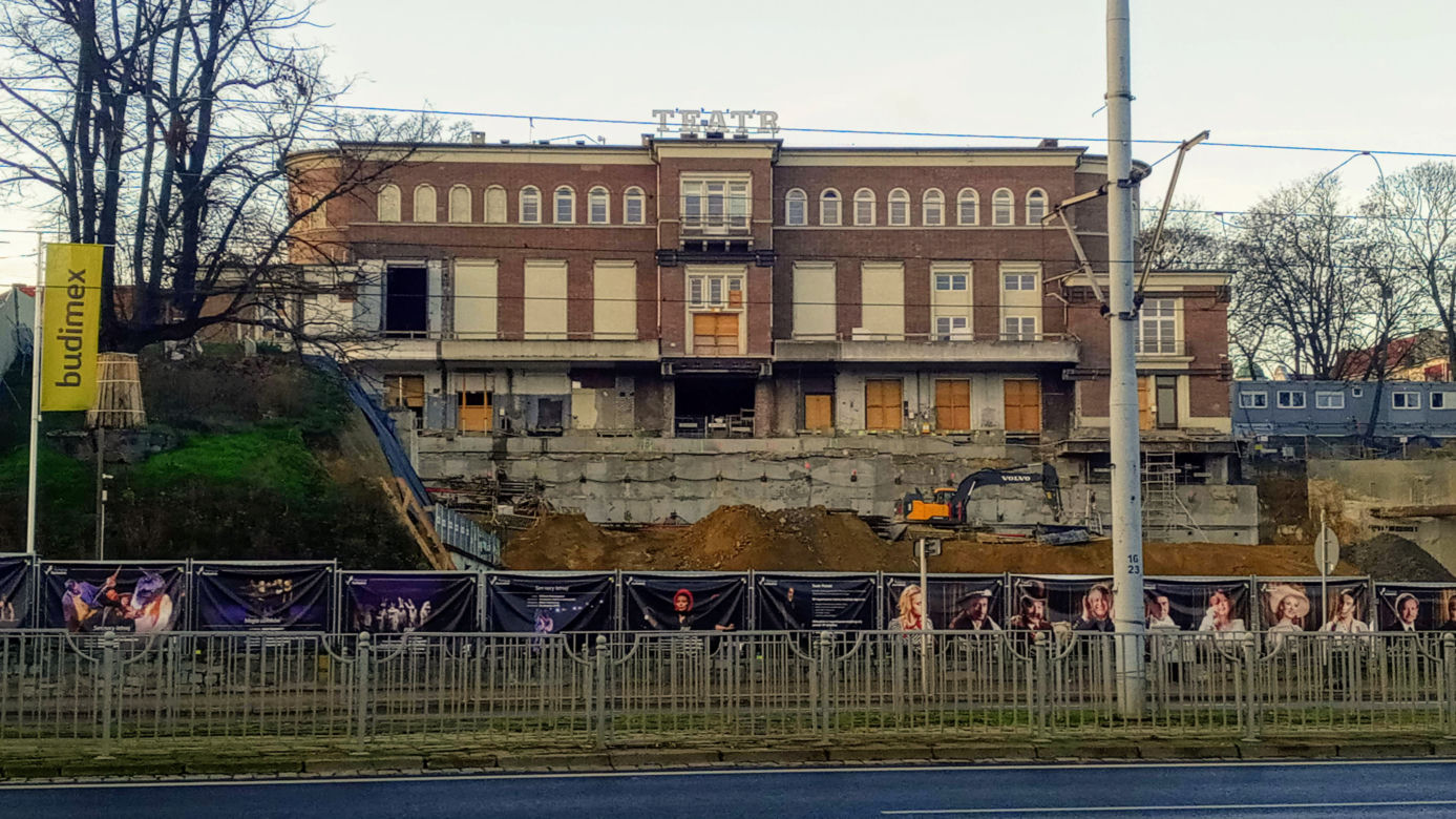 Rozbudowa Teatru Polskiego - listopad 2020
