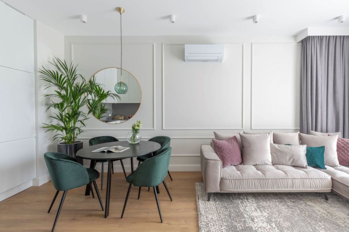 Wnętrze w stylu modern classic