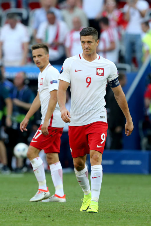 Robert Lewandowski i Sławomir Peszko