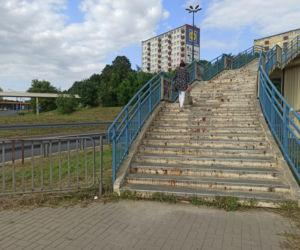 Rowerzyści z nowej ścieżki trafią... na schody