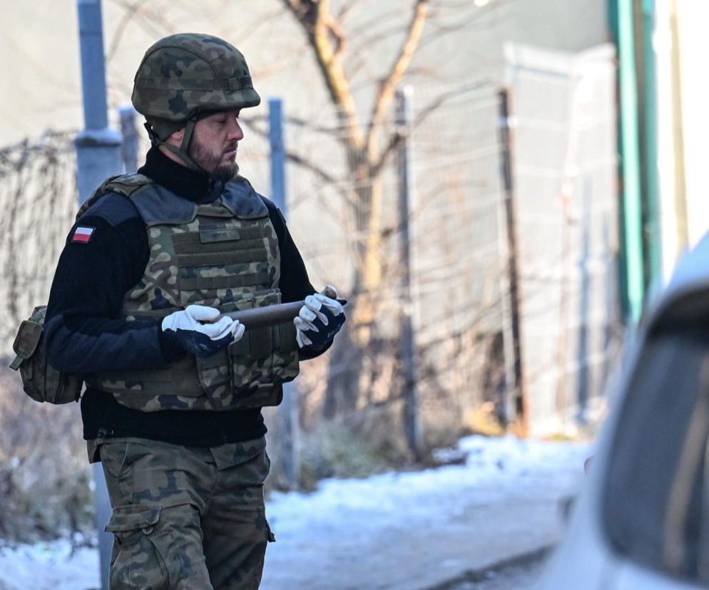 Pocisk i granaty znalezione w centrum Zawiercia. Interweniowali saperzy