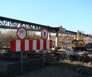 Remont mostu w Ostrowie - listopad 2020