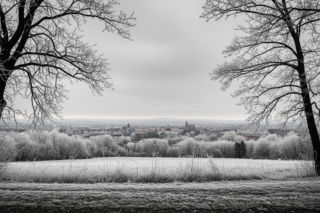 Zima zaskoczyła w Zamościu. Kiedy wreszcie spadnie śnieg?