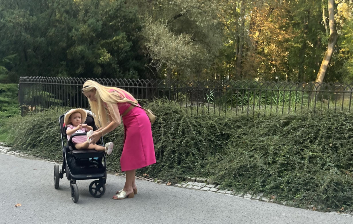Marta Wcisło z wnuczką