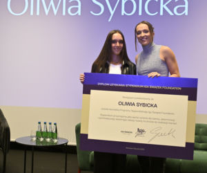 Iga Świątek rozdała stypendia