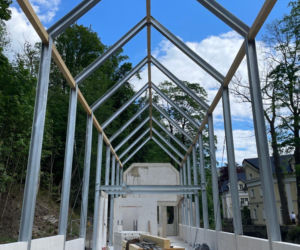 Pijalnia Dolnego Źródła w Świeradowie-Zdroju - zdjęcia z budowy i archiwalia