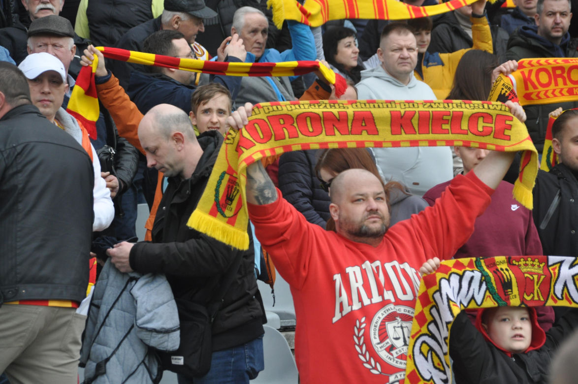 Tak dopingowali kibice na meczu Korona Kielce - Radomiak Radom