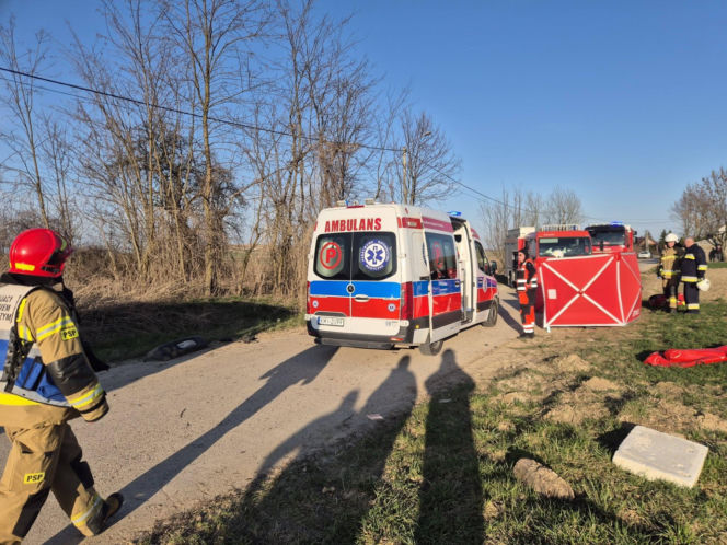 Dachowanie fiata w Słupowie