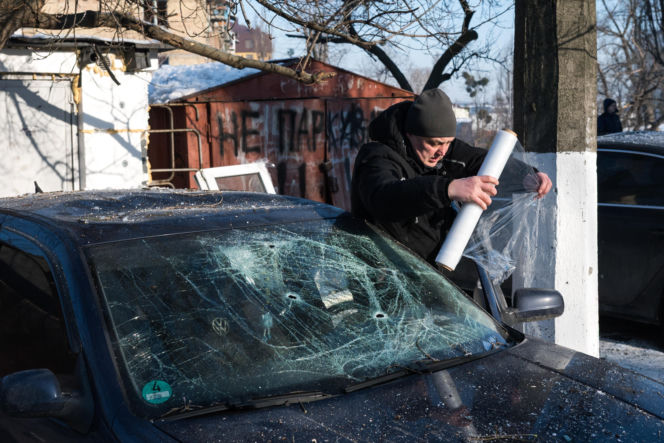 Kijów po rosyjskim ostrzale 3.02.2026